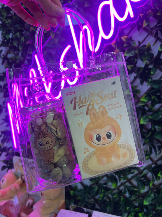 Labubu Filled Sweet Jar & Have A Seat Mystery Bundle
