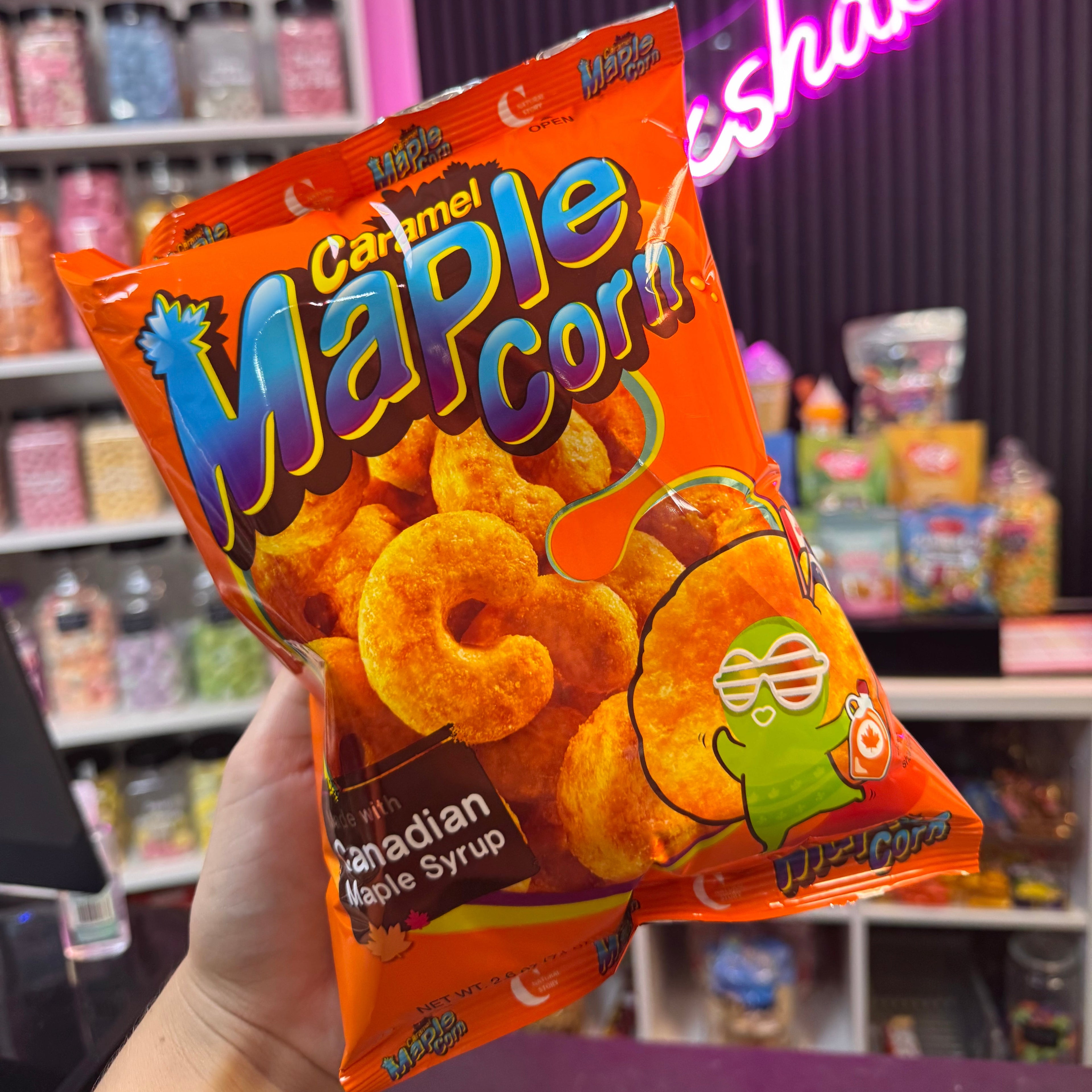 South Korean - Canadian Maple Syrup Snacks - Maple Corn