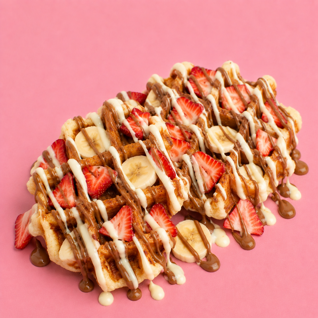 Loaded Waffle - With Ice Cream