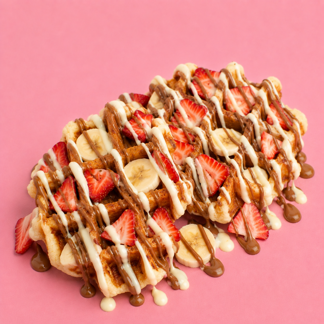 Loaded Waffle - With Ice Cream