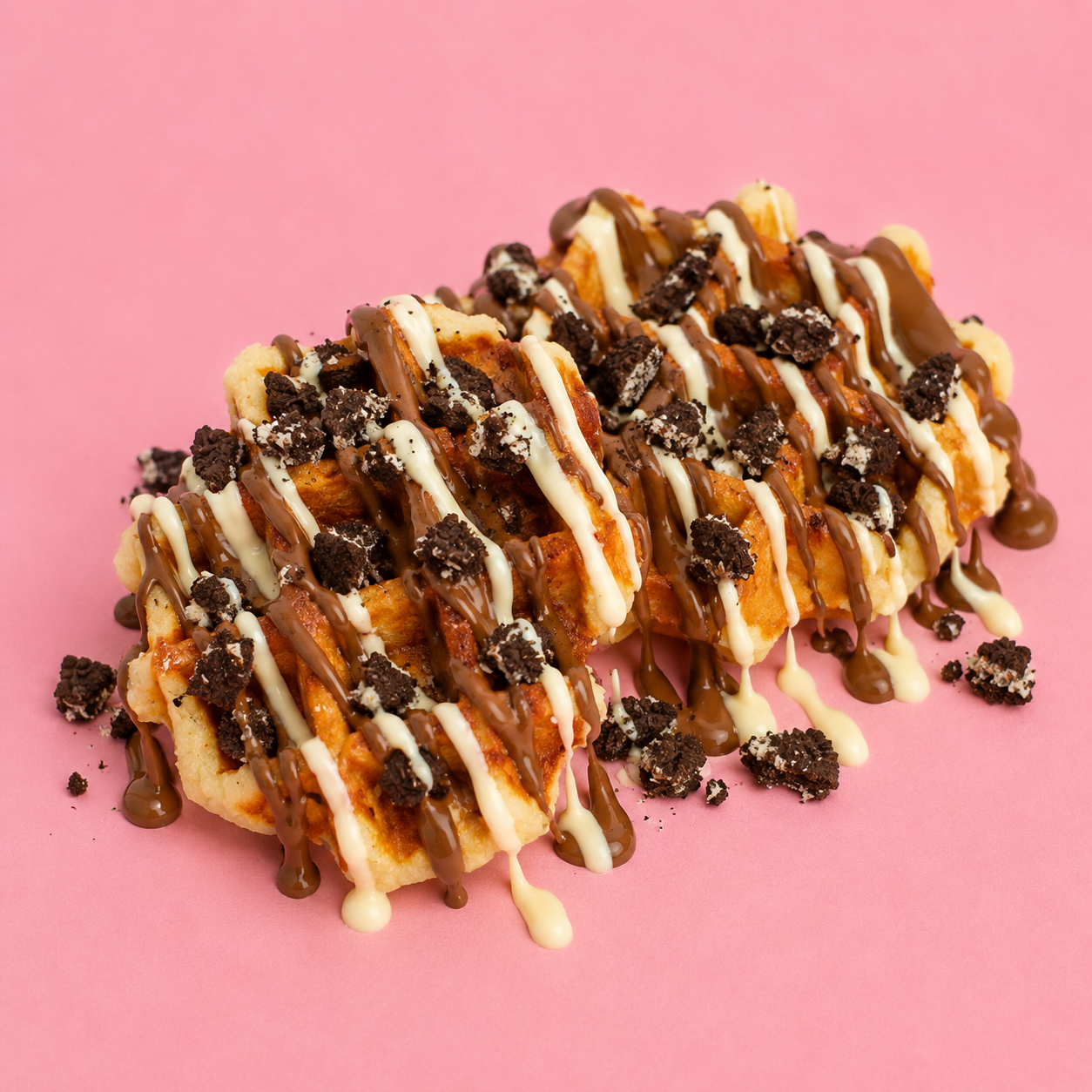 Loaded Waffle - With Ice Cream
