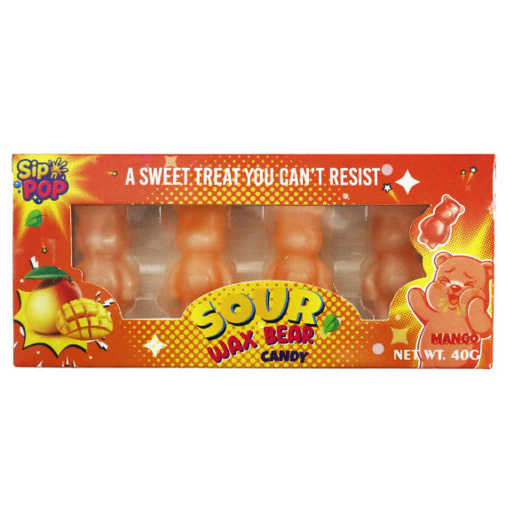 USA - Bear - Sour Mango Flavour Wax Candy