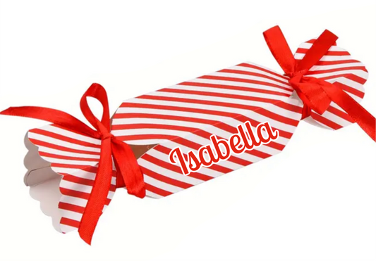 Mini Personalise Christmas Cracker - Sweet Filled