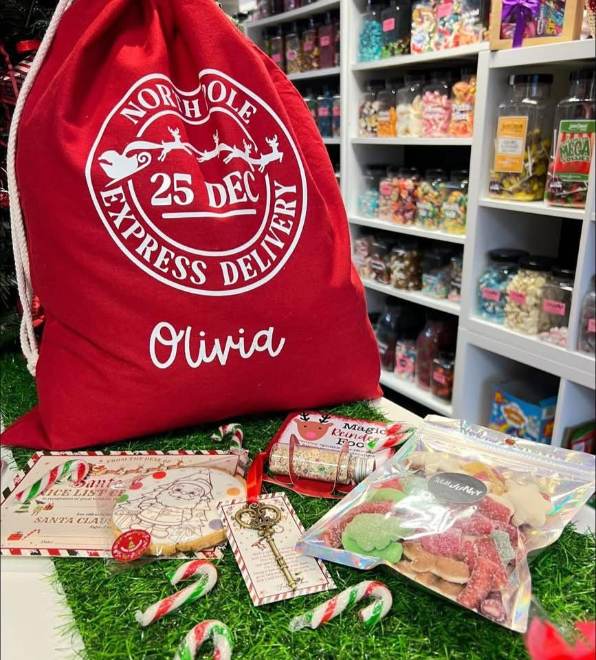 Personalised Christmas Gift Sack -PRE ORDER - DISPATCH & COLLECTION FROM 24TH NOV